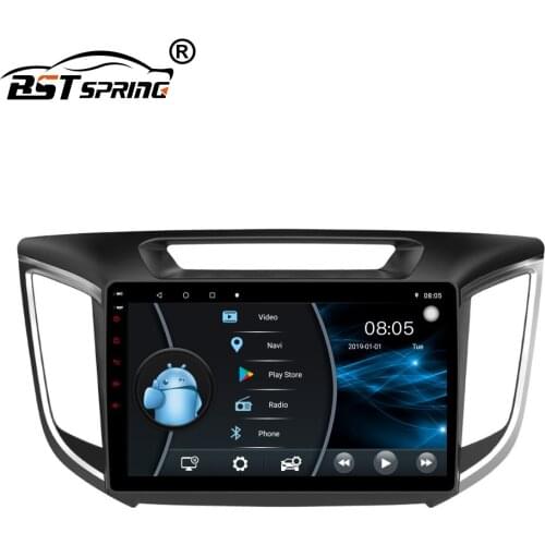 Bosstar Android Car GPS Navigation System Media Player for Hyundai ix25 2014-2016 BT Single din Car Stereo 4GRAM 64GROM