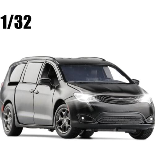 1:32 Chrysler Grand Dragon Alloy Car Model Side Door Business Car Minivan Children Boy Birthday Gift Free Shipping