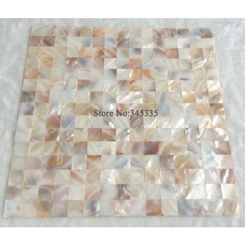 11square feet Natural groutless shell mosaic tile mother of pearl kitchen shower bathroom backsplash tv background wall tiles