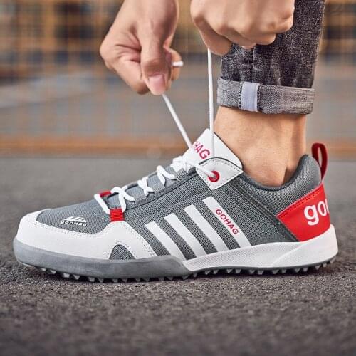 Men Casual Sport Breathable Mesh Running Working Sneaker Shoes Outdoor Hiking Camping Canvas Shoe