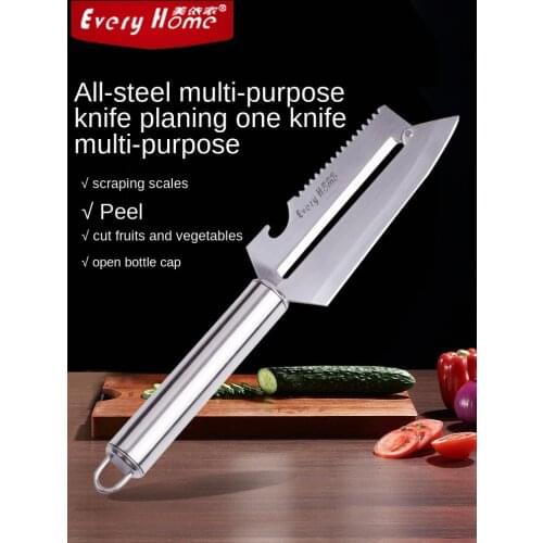 Stainless Steel Apple Peeler Fruit Knife Multifunction Paring Knife Kitchen Peeler Peeler