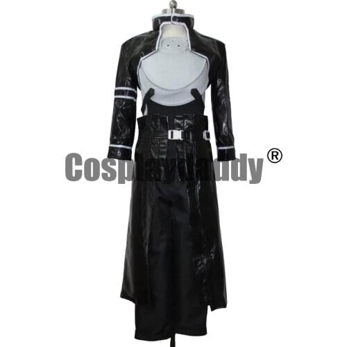 Sword Art Online Kirito Cosplay Costume Uniform Suit Outfit Gun Gale SAO/GGO Set