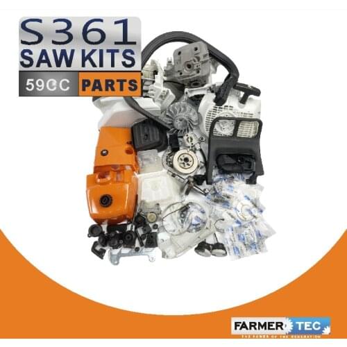 Farmertec Made Complete Repair Parts Compatible with Stihl MS361 Chainsaw Engine Motor Crankcase Cylinder Piston Crankshaft