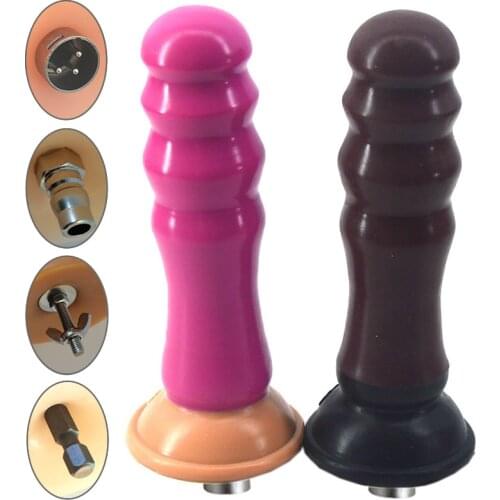 Advanced Thick Anal Plug Traditional Sex Machine Attachment 3XLR Accessories Anal Bead Dildo Suction Cup Love For Women Man Y60