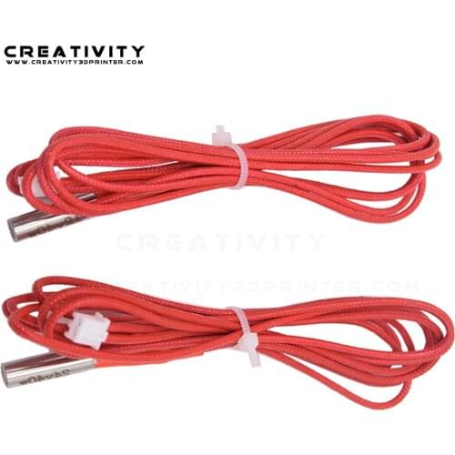 Creativity 1pc 6 * 20mm Heating Tube 12V/24V 40W Heating Pipe Cartridge Heater1M with 2.54 for 3D Printer Prusa Mendel Extruder