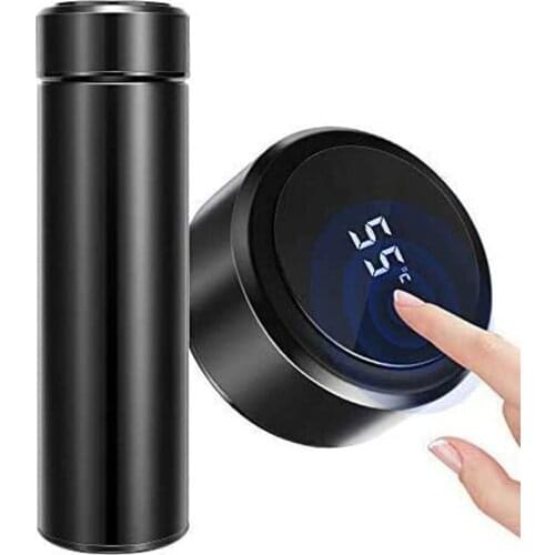 500ML Smart Stainless Steel Thermos Bottle Cup Temperature Display Cup LED Screen Travel Car Soup Coffee Mug Thermos Bottle