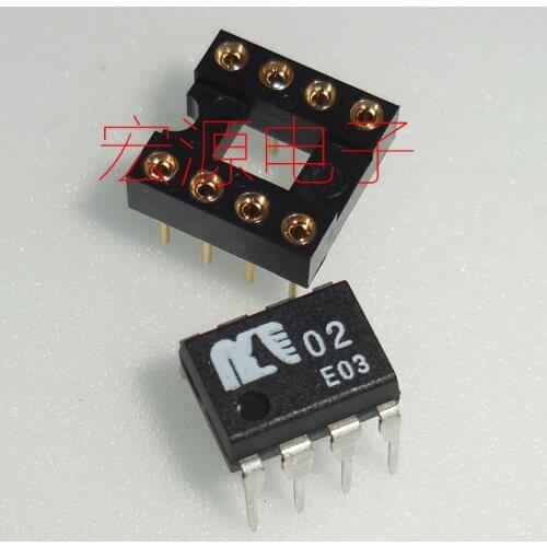 1PCS MUSES02 MUSES 02 IC OPAMP AUDIO 11MHZ DIP-8 dual op amp amplifier Chips (send 1pcs IC base)