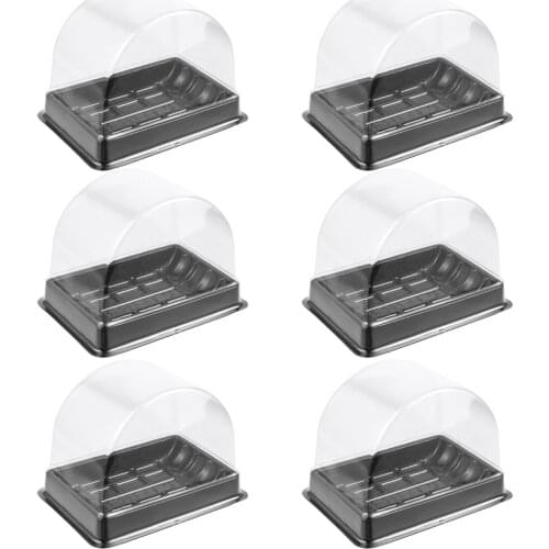 30 Pcs Transparent Cake Blister Box Cake Pastries Box Bake Packaging Box with Lid