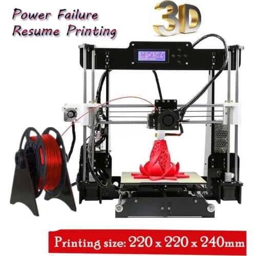 3d Printer Power Failure Resume Printing A8 Prusa i3-MK8 LCD2004-MK3 Heatbed-DIY kit Impresora 3D