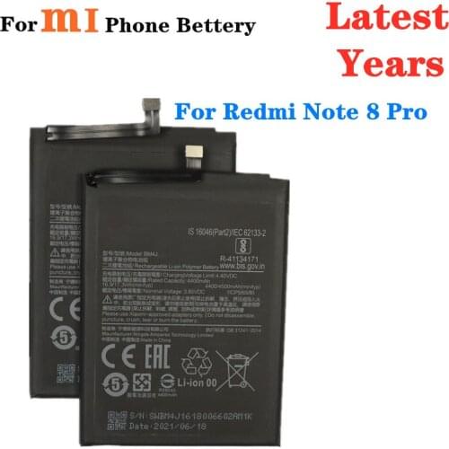 New 4500mAh BM4J Battery For Xiaomi Redmi Note 8 Pro Note8 Pro Genuine Replacement Phone Battery