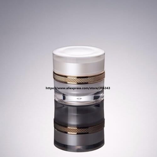30G pearl white acrylic jar for cream/essence/moisturizer/gel /mask/art nail/skin care pot for cosmetic packing plastic jar