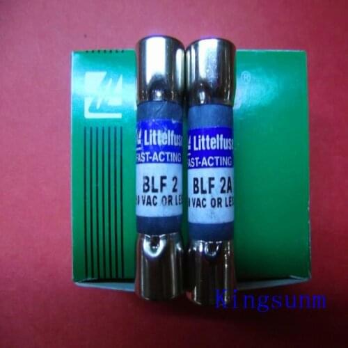 Free shipping 10pcs BLF 2 American Littelfuse fuse / fuse 10*38 genuine 2A 250V