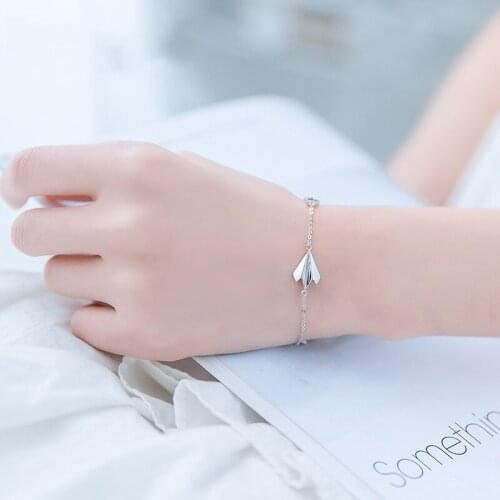 Star Paper Airplane Bracelet For Women Adjustable Simple Fashion Korea New Trendy Hot Sale Charming Femme Chain Jewelry BOYULIGE