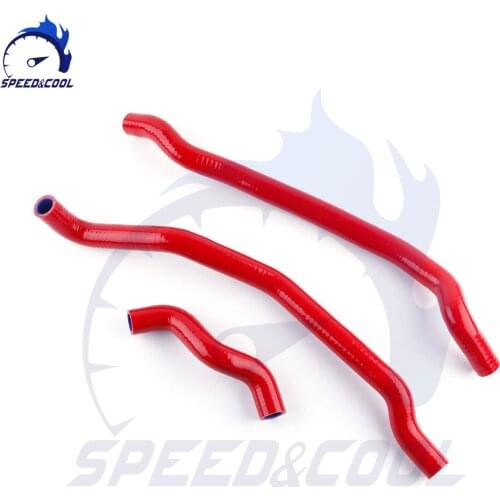 For 2002-2007 Suzuki Vinson 500 LT-A500F 4x4 ATV All-Terrain Vehicle Silicone Radiator Coolant Pipe Tube Hose Kit