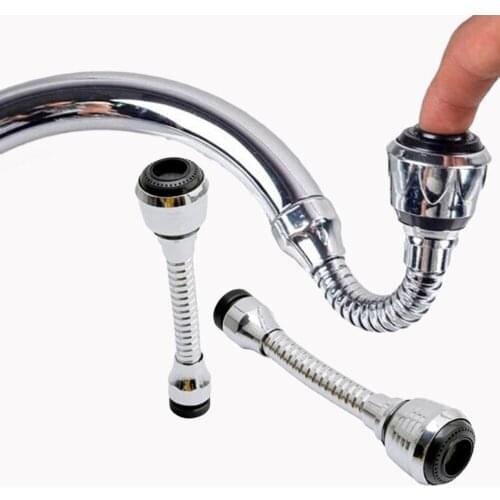 16cm 360 Degree Rotatable Water Saving Faucet Tap Sprayer Aerator Water Diffuser Faucet For Nozzle 23.5mm External Thread Faucet