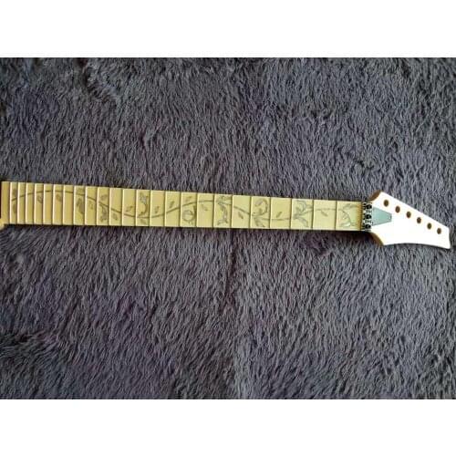 Electric Guitar Neck 24 Fret Maple Parts Replacement for Ibanez style