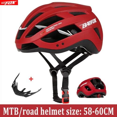 BATFOX Integrally-molded bicycle Helmet MTB cycling helmet green adult mountain bike casco bicicleta hombre Ultralight Helmet