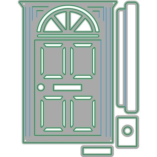 AliliArts Metal Cutting Dies Open The Door diy Scrapbooking Photo Album Decorative Embossing PaperCard Crafts Die