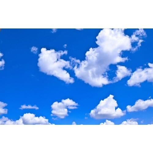 Ceiling Wall Painting Living Room Bedroom Wallpaper Home Decor Beautiful blue sky and white clouds ceiling mural