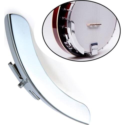 1PCS S-ingle Leg Banjo Armrest R-epair Chrome Tone Side P-rotection for Musical instrument parts String Instruments Accessories