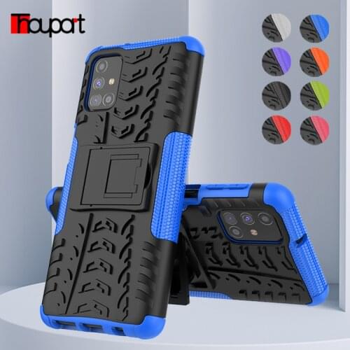 ShockProof Case For Samsung Galaxy M51 2020 M31S M30S M10 M11 M20 Cases M40 Armor Silicone +PC Hybrid Cover For Samsung M30 Case