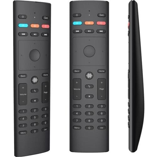 G40S Air Mouse Google Voice 33 Keys IR Learning Microphone Gyroscope 2.4G Wireless G40 Remote Control for Android TV Box X96MAX