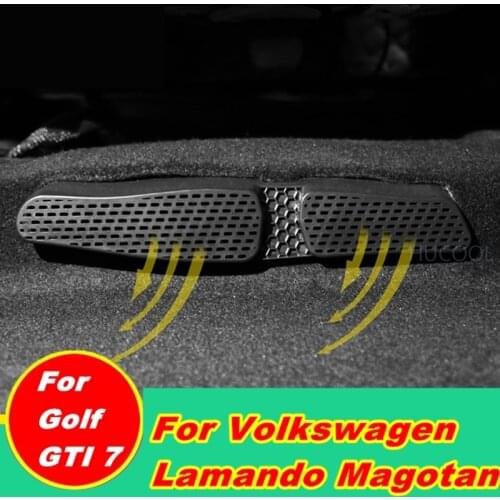For Volkswagen Golf GTI 7 Lamando Magotan car seat rear air conditioning air outlet dust cover anti-blocking car accessories