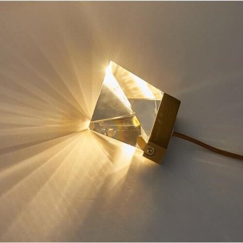 Luxury Crystal LED Pendant Lamp Gold LED Pendant Lights for living Room Bedroom Chrome Glass Hanging Lamp