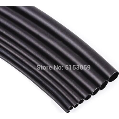 5 Meter 2:1 Black Red Green Blue Yellow 1 2 3 5 6 8 10mm Diameter Heatshrink Tubing Tube Sleeving Wrap Wire DIY Connector Repair