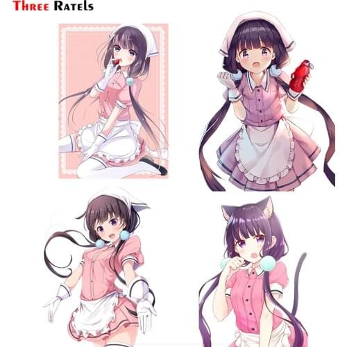 Three Ratels FC604 Blend S Anime Girls Sakuranomiya Maika For Saab Sticker Auto Decoration Gift Stickers Car Body Decals