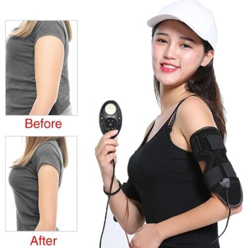 Electric EMS Arm Tranier Slimming Belt Fat Burning Machine Thin Arm Shaper Exerciser Loss Weight Bodybuilding Fitness Equipment
