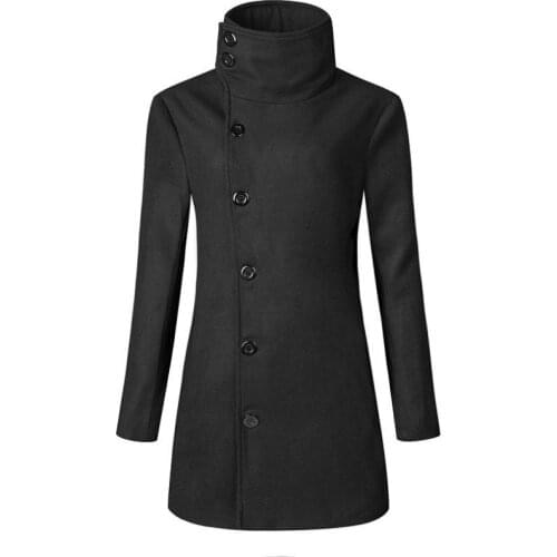YINGAICONG Mens Wool Coats