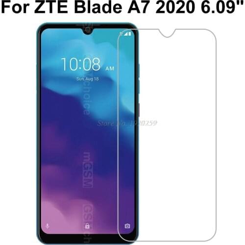 Tempered Glass for ZTE Blade A7 2020 GLASS Protective Film on ZTE Blade A7 2020 Smartphone 9H Screen Protector Screen Film
