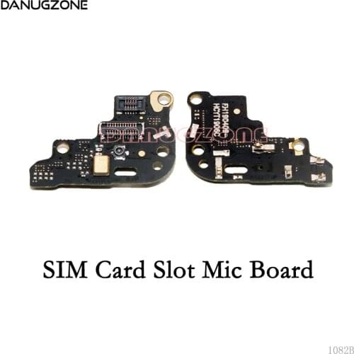 10PCS/Lot For Huawei Mate 20 Pro SIM Card Reader Socket Tray Slot Microphone Module Antenna Connect Signal Board Mic Flex Cable
