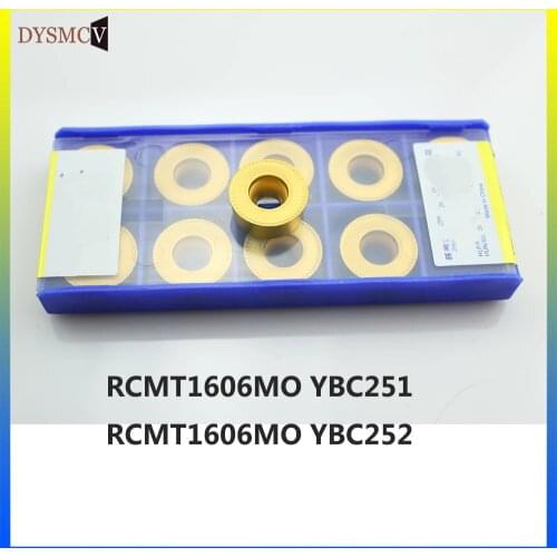 10PCS RCMT1606MO YBC252 YBC252 original carbide cutting insert CNC milling cutter CNC lathe tool