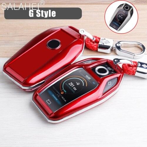 ABS Car Key Case LED Display Key Cover Case For BMW 5 7 series G11 G12 G30 G31 G32 i8 I12 I15 G01 X3 G02 X4 G05 X5 G07 X7 Style
