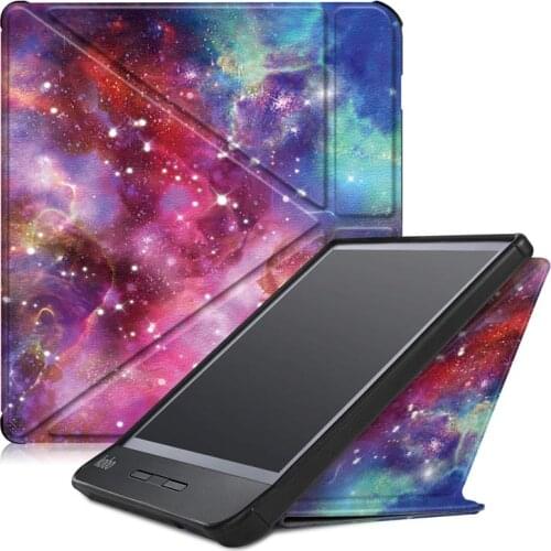 Transformer Stand Cover For Kobo Libra H2O 7.0 inch 2019 PU Leather Magnetic Smart Case For Kobo Libra H2O 2019