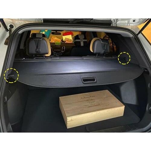 For Toyota Harrier XU80 Venza 2020 2021 Black Retractable Rear Boot Trunk Luggage Security Shield Cargo Cover Car Accessories