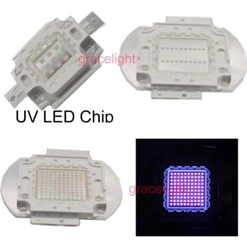 UV Purple LED Ultraviolet Bulbs Lamp Chips 365nm 375nm 380nm 385nm 395nm 400nm 405nm 3W 5W 10W 20W 30W 50W 100W High Power Light