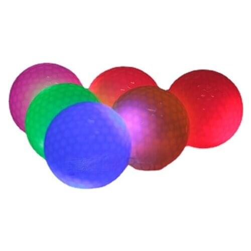 Golf Light Golf LED Light Golf Flash Golf The Glowing Ball Bright Golf Ball The Colors Are Random 4Pcs Balls