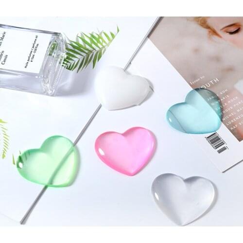 Handmade Heart Shape Silicone Mould DIY Jewelry Liquid Crystal Clay Molds Decorate Making Resin Charms Pendant Mold