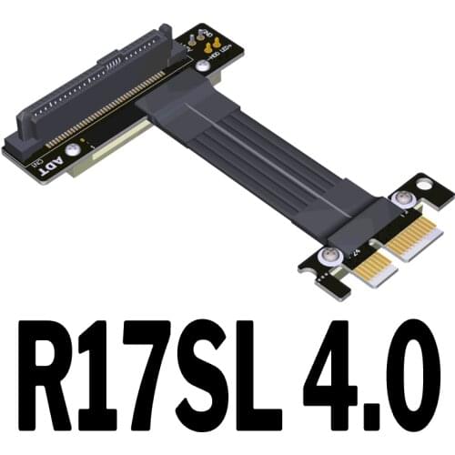 U.2 interface U2 to PCI-E 4.0 X1 SFF-8639 NVMe pcie extension data transfer cable PCIe4.0x1 gen4, 16G/bps