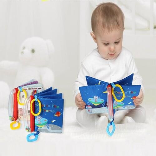 Cloth Book Toys Baby Early Learning Education Not Torn Label Cloth Book Moisture-proof Wear-resistant Label Toy