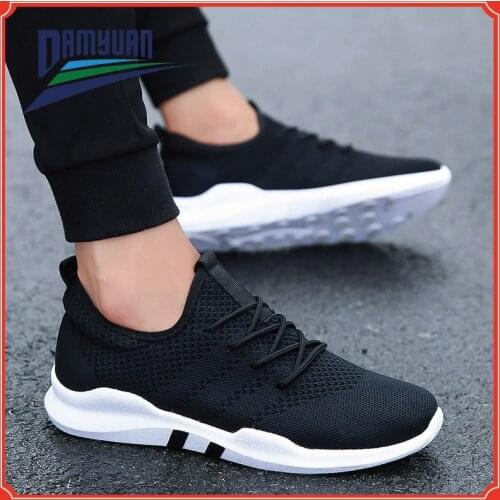 Couple Sneakers Men Women Casual Shoes Breathable Mesh Shoes Lovers Comfortable Tennis Shoes Outdoor Sports Shoes Large Size 47