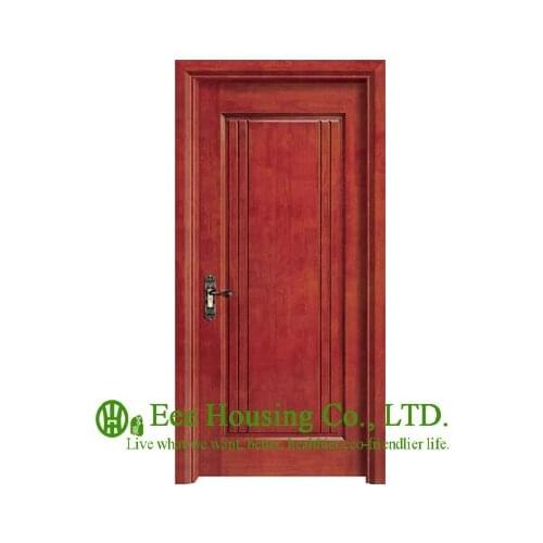 40mm thickness Timber veneer door for apartment, Swing type door, inward & outward opening entry door, MDF Timber door