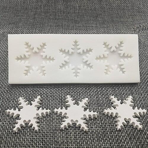 Luyou christmas decorations snowflake Lace chocolate Party DIY fondant baking tools cake decorating tools silicone mold FM1726