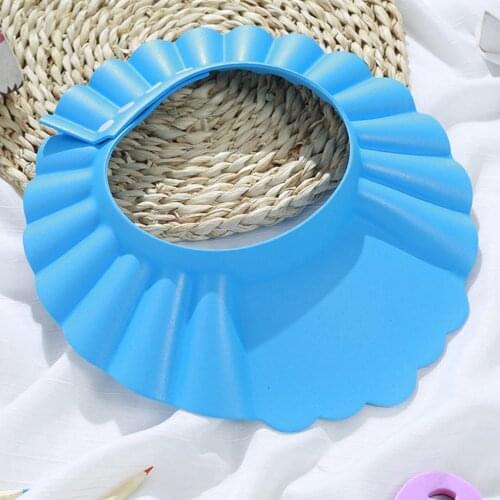 Children Safe Shampoo Shower Bathing Protection Bath Hat Soft Adjustable Visor Hat For Toddler Kids Bathing Hat