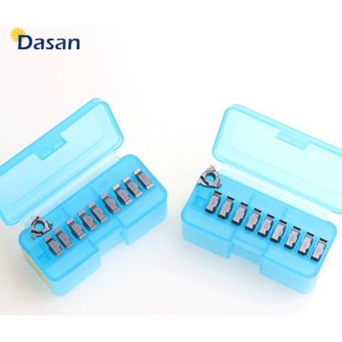 10pcs 11IR 1.5ISO 2.0 ISO Thread Insert Carbide Blade CNC Lathe Threading Cutter Tool High Quality for Stainless Steel 304