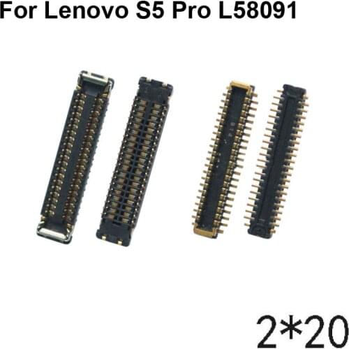 2pcs Dock Connector Micro USB Charging Port FPC connector For Lenovo S5 PRO L58091 logic on motherboard mainboard S 5 Pro GT