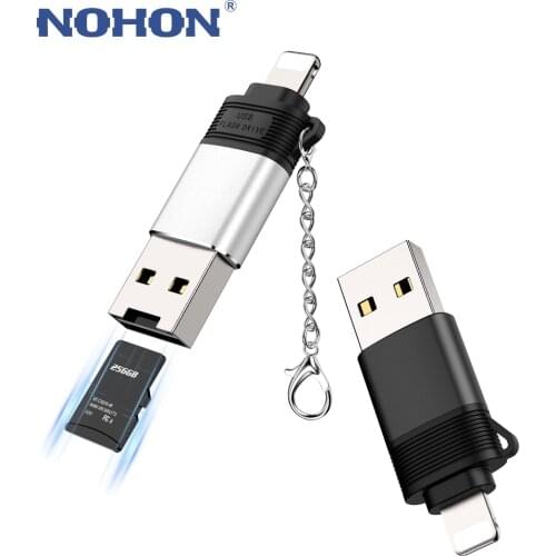 SD Card Reader OTG Adapter For iPhone 11 Pro XS max X 8 7 6 6s Plus 5 5s lightning to USB Camera U Disk Keyboard Mouse Converter